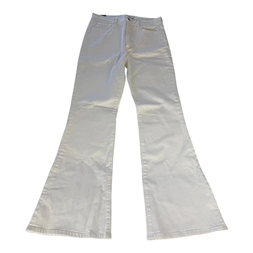 Joes Jeans Womens High Rise Flare‎ White Denim Pants Size 30 NWT NEW